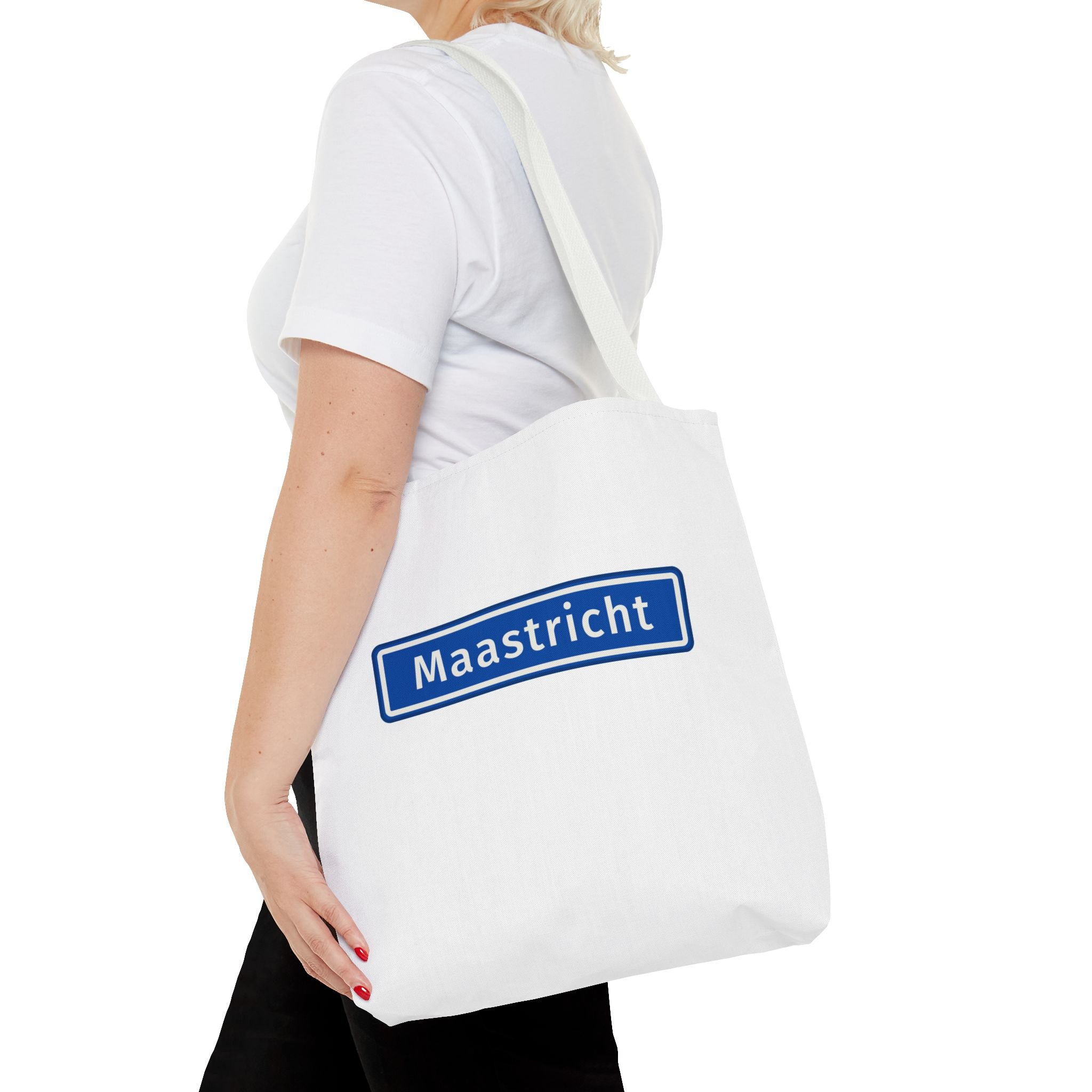 Maastricht Straatnaambord Tote Bag