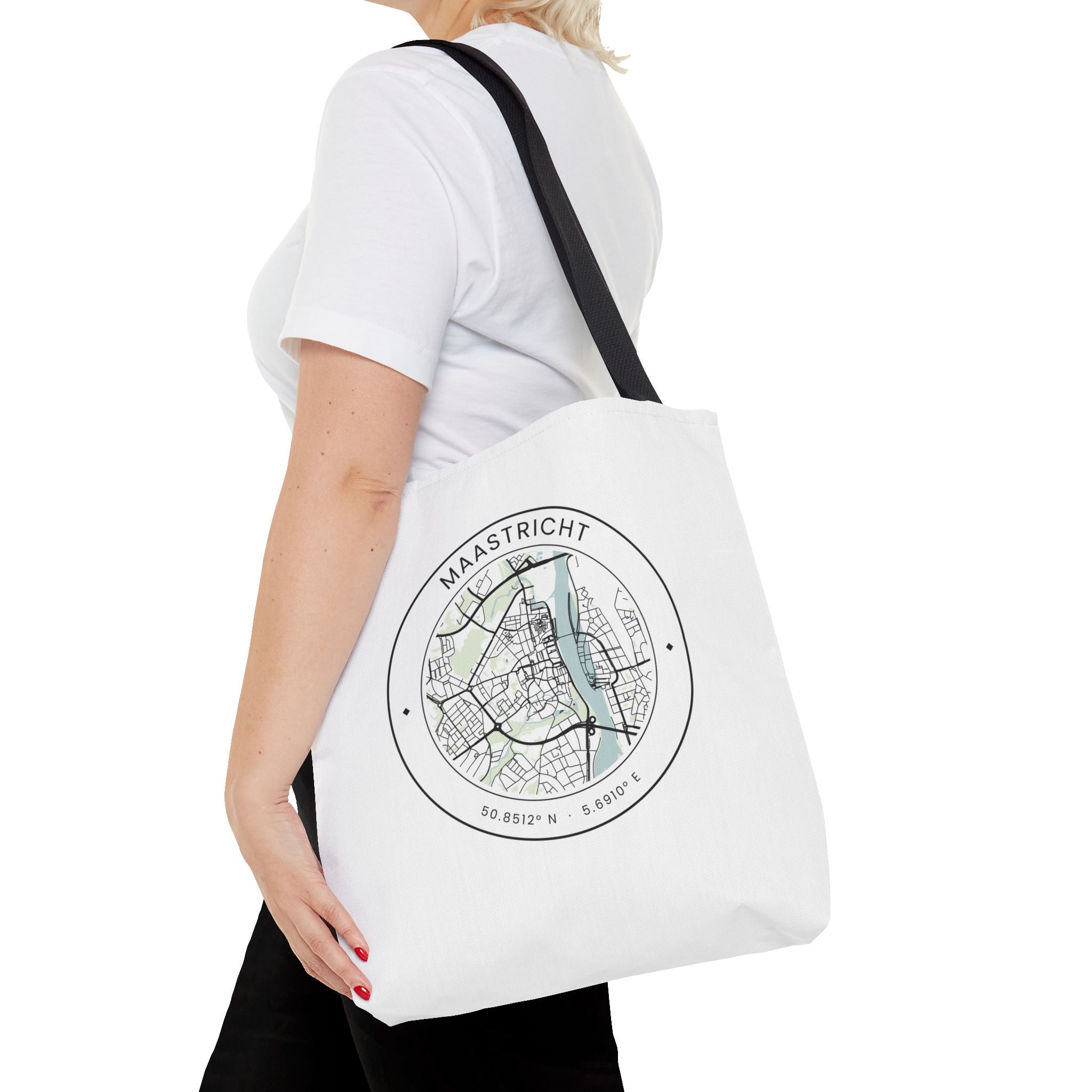 Maastricht Stadskaart Tote Bag