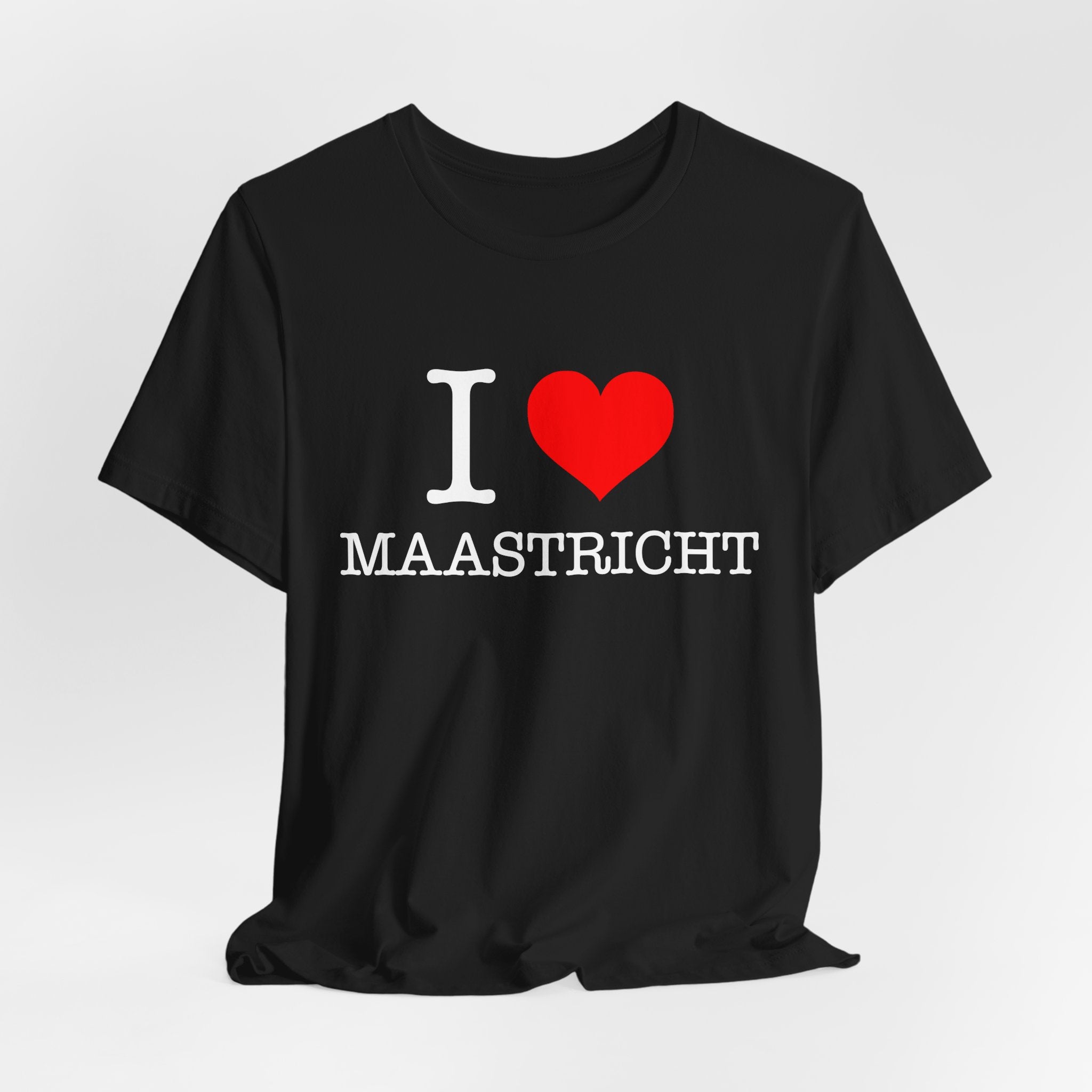 I Love Maastricht T-shirt - Zwart