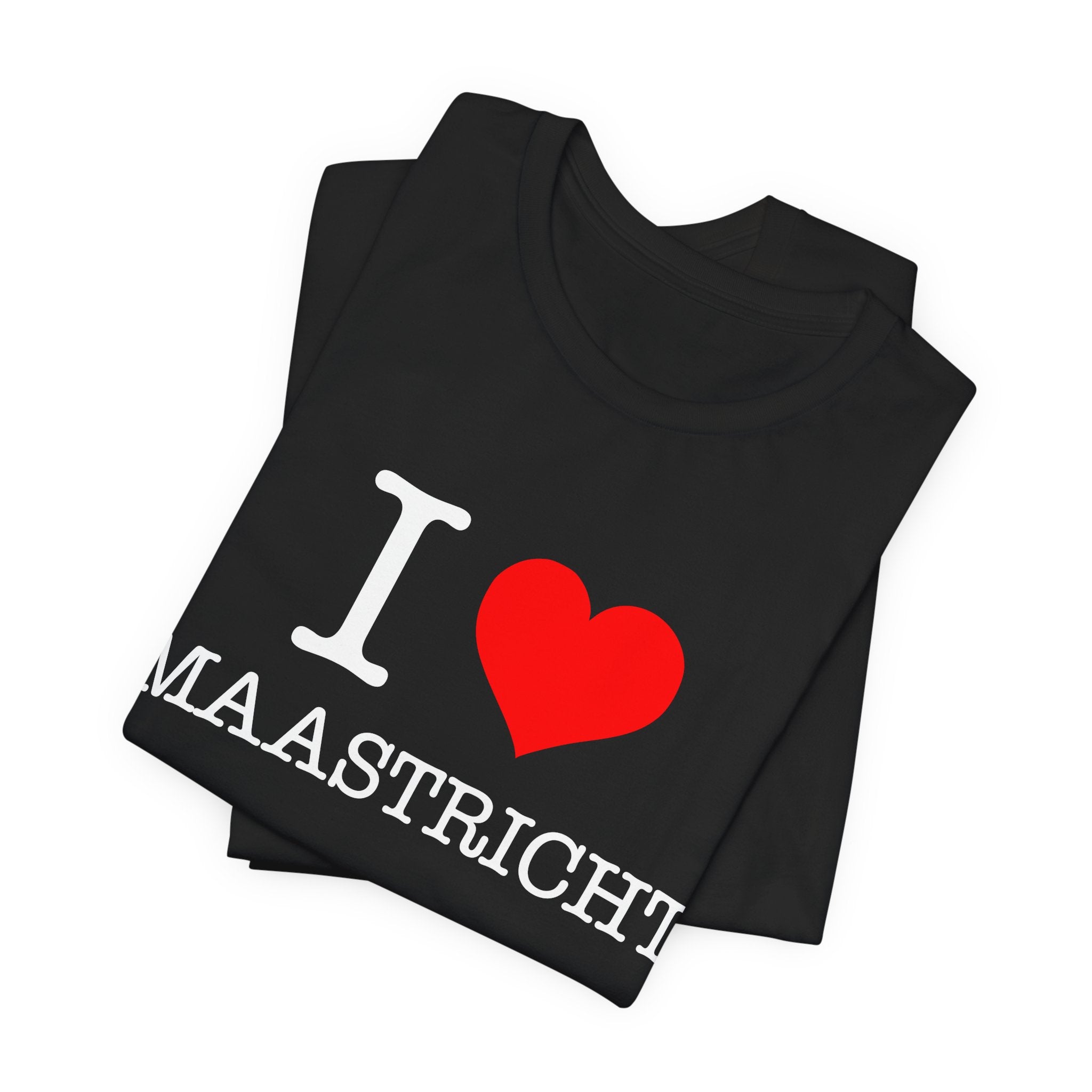 I Love Maastricht T-shirt - Zwart